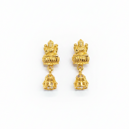 92.5 silver gold plated classy jhumkas