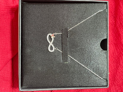 92.5 Silver Infinity Butterfly Chain 18.5 Inches | Premium Stylish Design | Jewellery