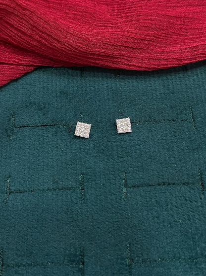 925 Silver square studs