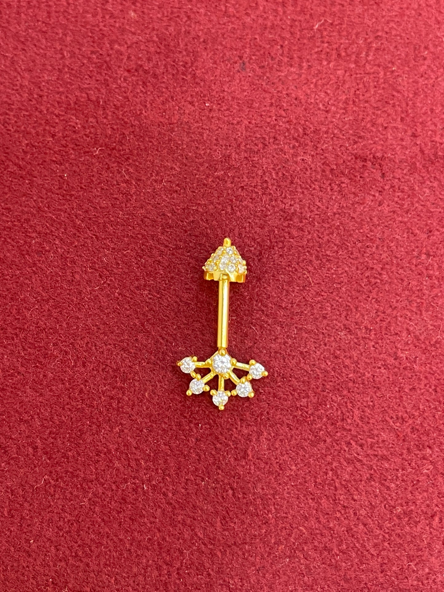 92.5 Silver Temple Bugadi | Traditional Ethnic Design | Jewellery(pair)