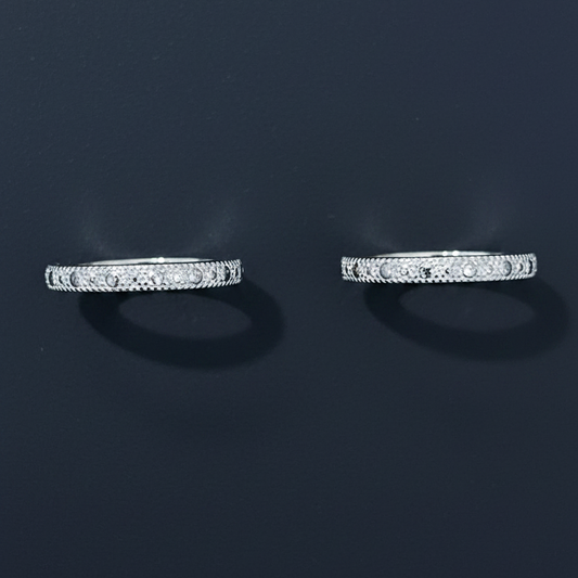 92.5 Silver Toe Rings | Stylish Elegant Finish | Fashion Jewellery