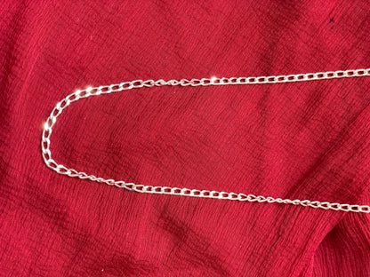 92.5 silver stylish Cuban chain 20 inches