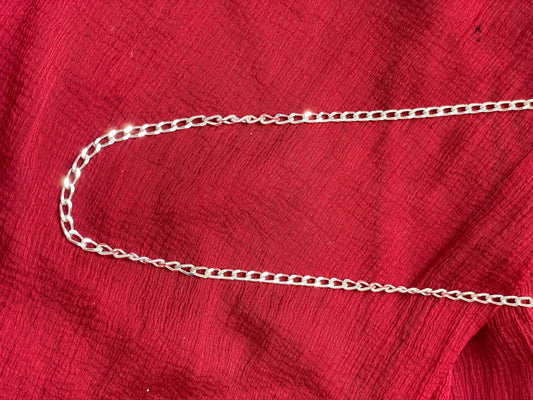 92.5 silver stylish Cuban chain 20 inches
