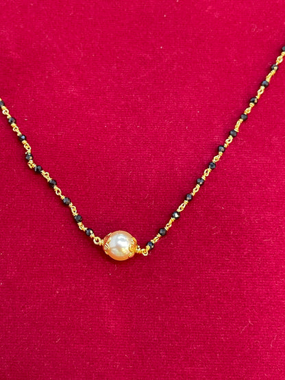 925 Silver Gold Plated Black Diamond Chain for Women
