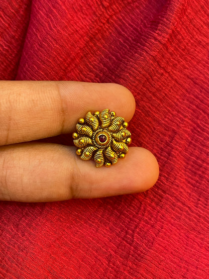 92.5 Silver Gold Plated Temple Earrings for Women | Traditional South Indian Jewellery | Festive Wear