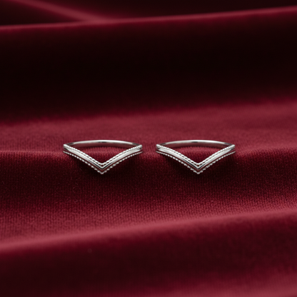 92.5 silver classy stylish toe rings