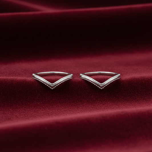 92.5 silver classy stylish toe rings