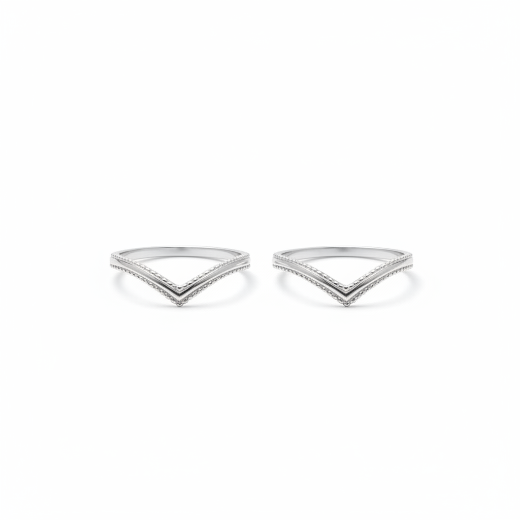 92.5 silver classy stylish toe rings