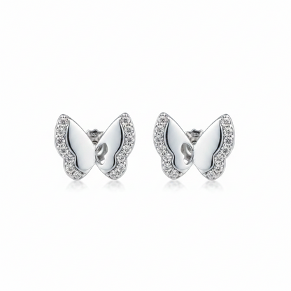 92.5 Silver Butterfly Studs | Stylish Elegant Design | Cute Jewellery