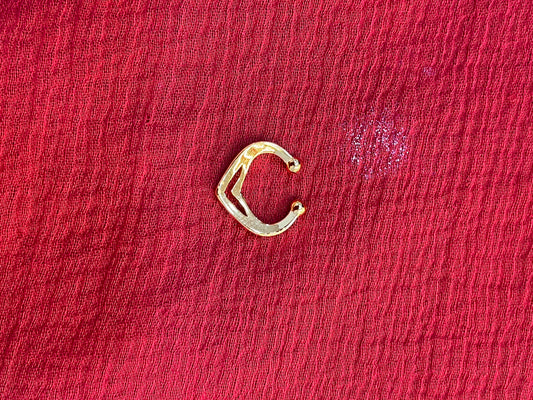 92.5 silver gold plated classy simple septum