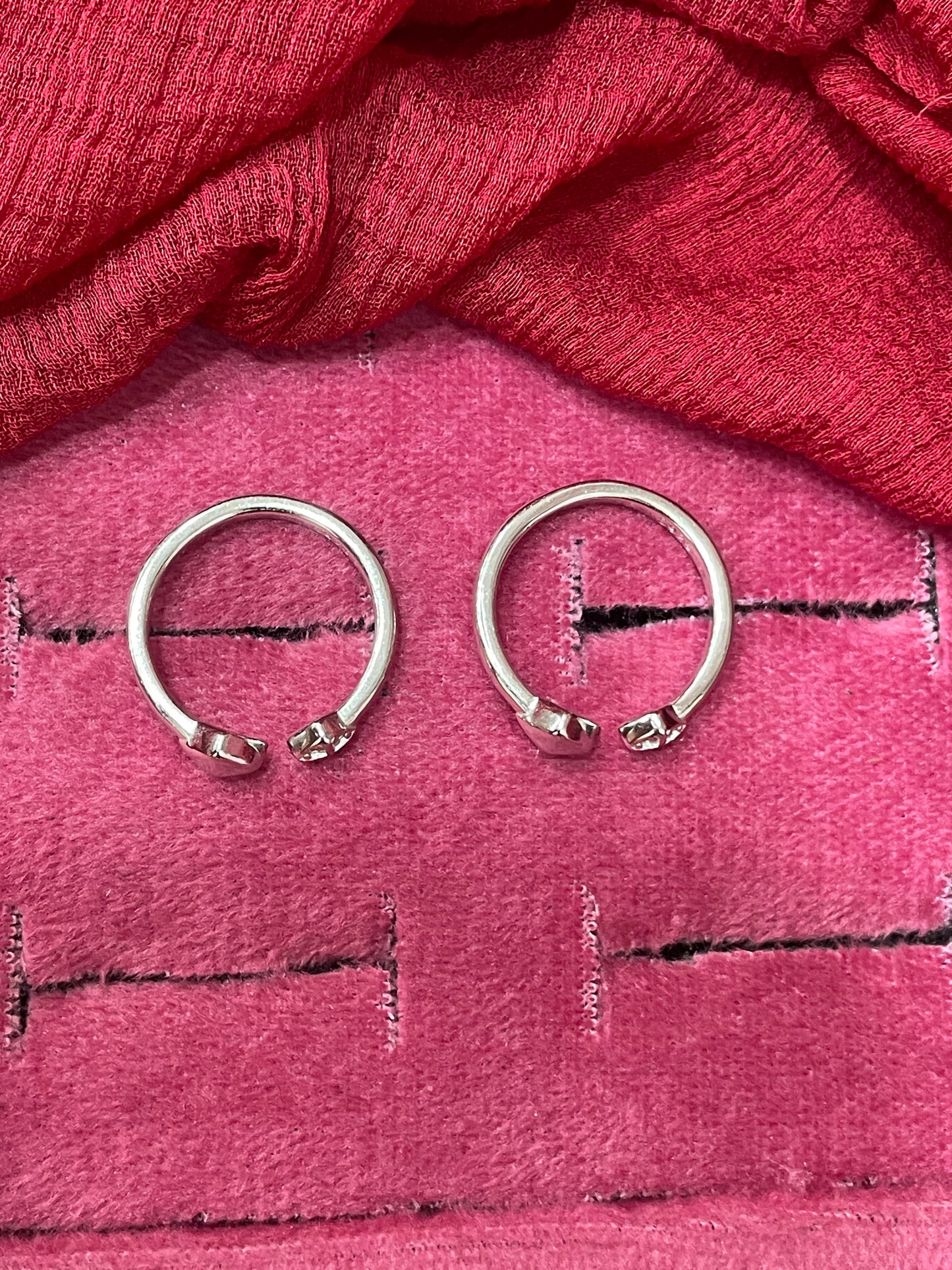 92.5 Silver Classic Toe Rings | Premium Elegant Design | Jewellery