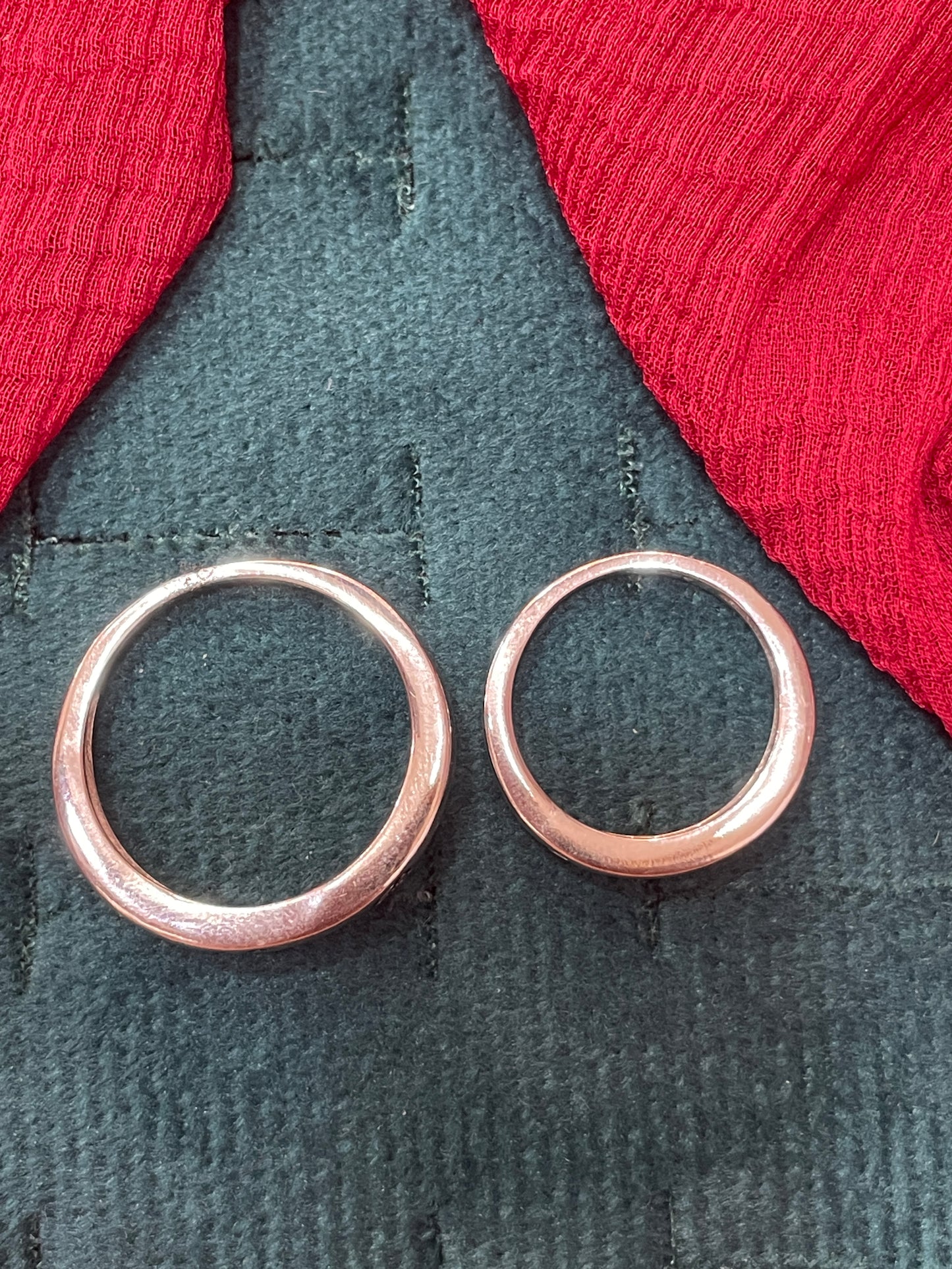 92.5 Silver Couple Rings for Men Size 18 & Women Size 7 | Stylish Coordinated Design | Elegant Love Jewellery