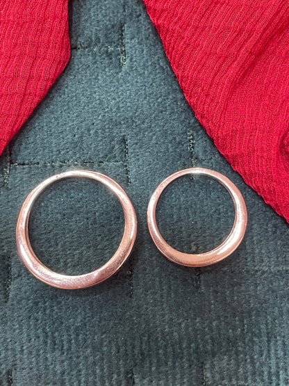 92.5 Silver Couple Rings for Men Size 18 & Women Size 7 | Stylish Coordinated Design | Elegant Love Jewellery