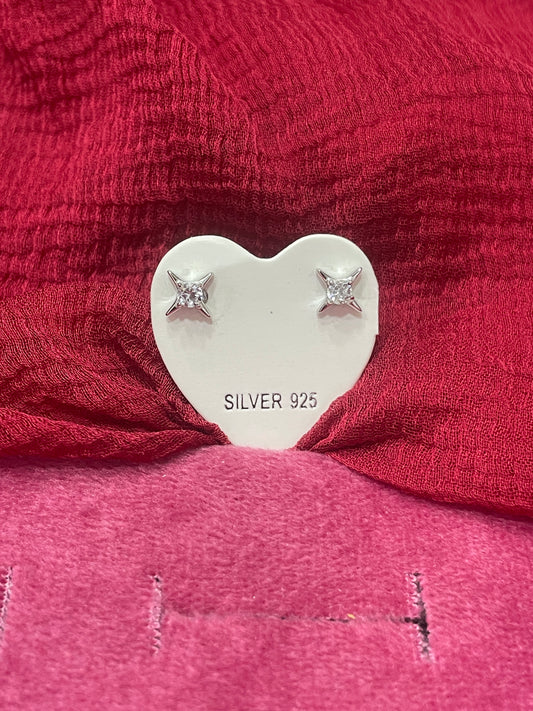 92.5 Silver Minimal Plain Studs | Simple Elegant Design | Jewellery