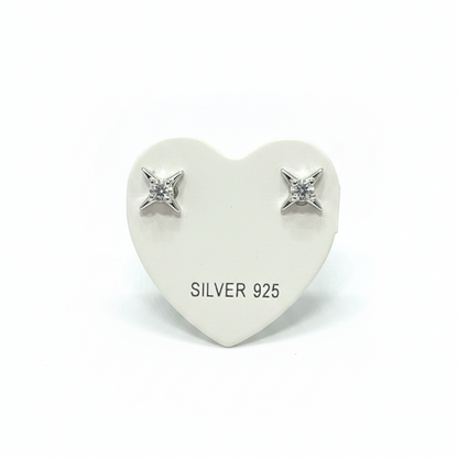 92.5 Silver Minimal Plain Studs | Simple Elegant Design | Jewellery