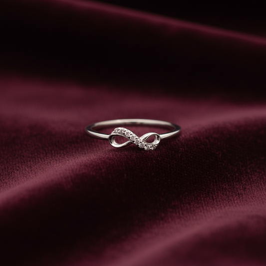 925 Silver Classic Infinity Ring