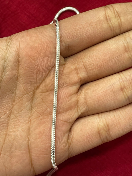 92.5 silver stylish men’s chain 24 inches