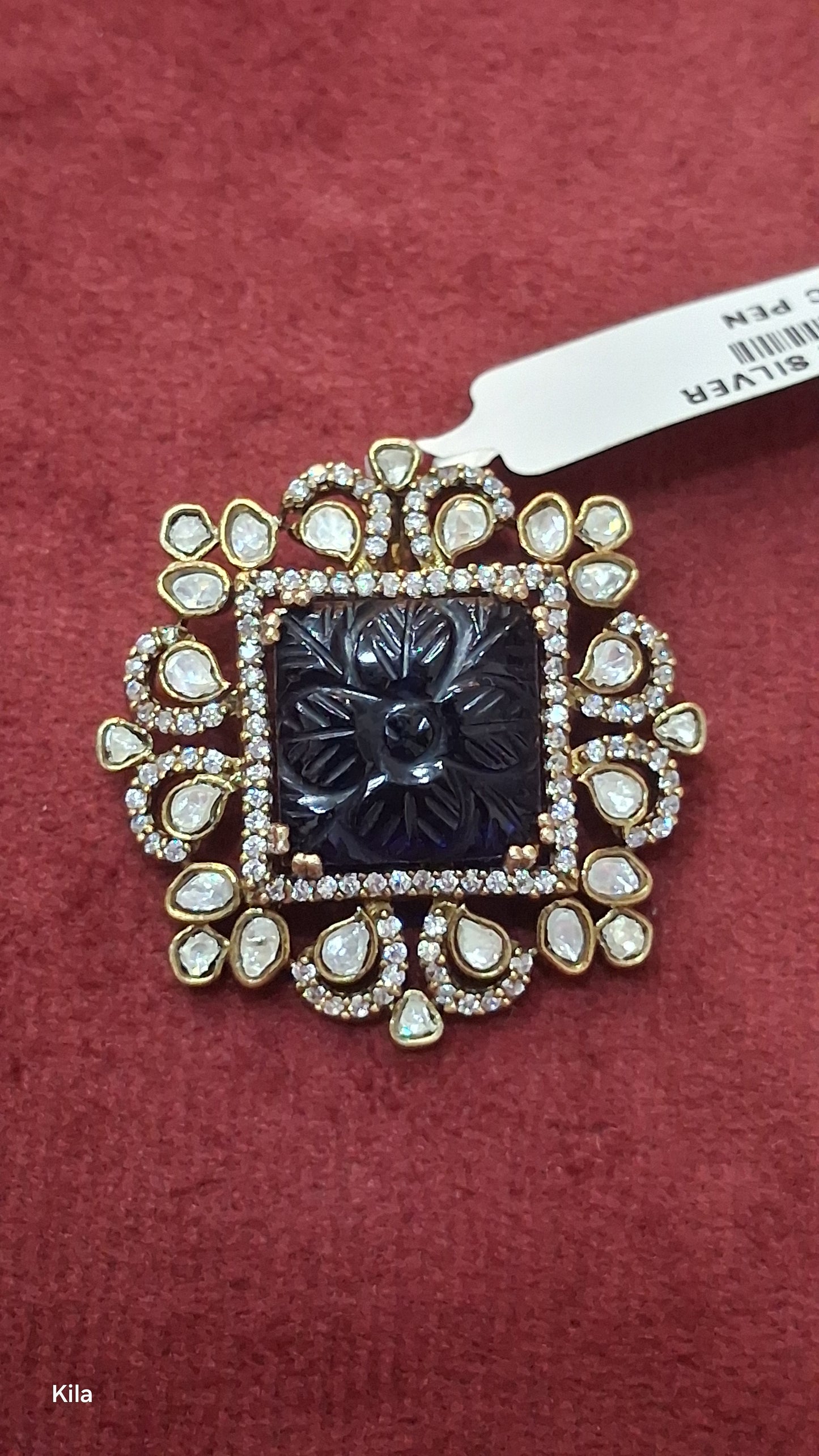 92.5 Silver Victorian Pendant | Stylish Vintage Design | Elegant Jewellery