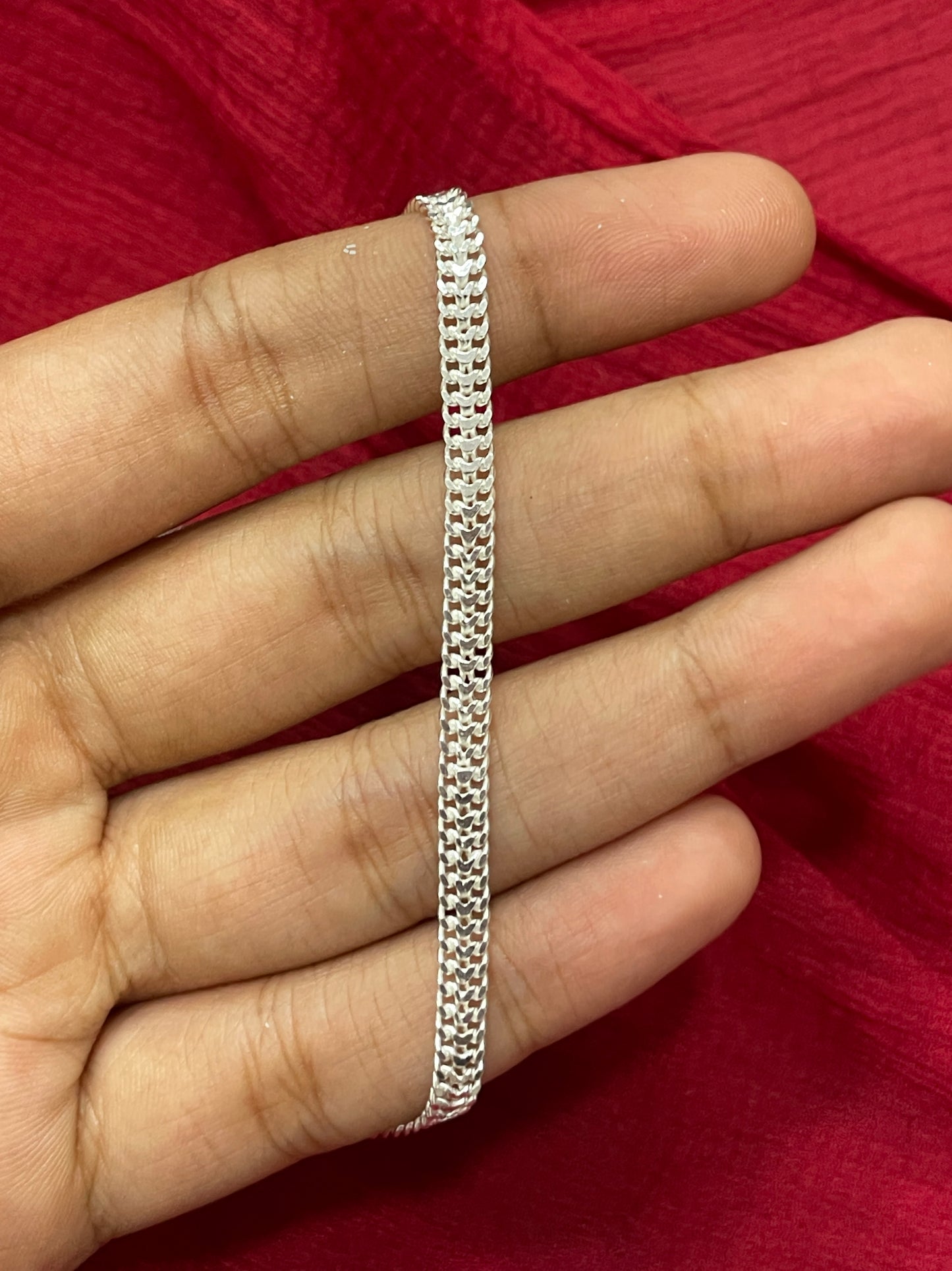 92.5 silver weaving chain 20 inches