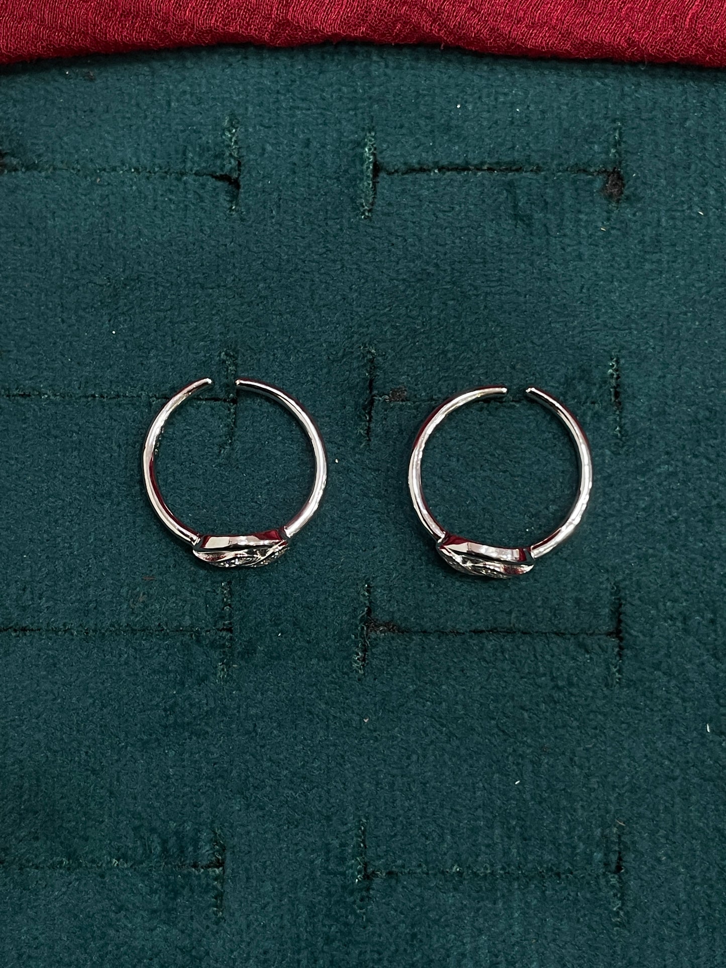 925 Silver Oval Shape Toe rings