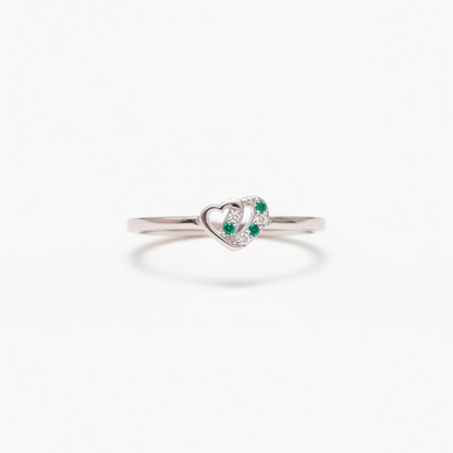 92.5 Silver Heart Shape Ring for Women Size 15 | Stylish Bold Love Design | Elegant Jewellery