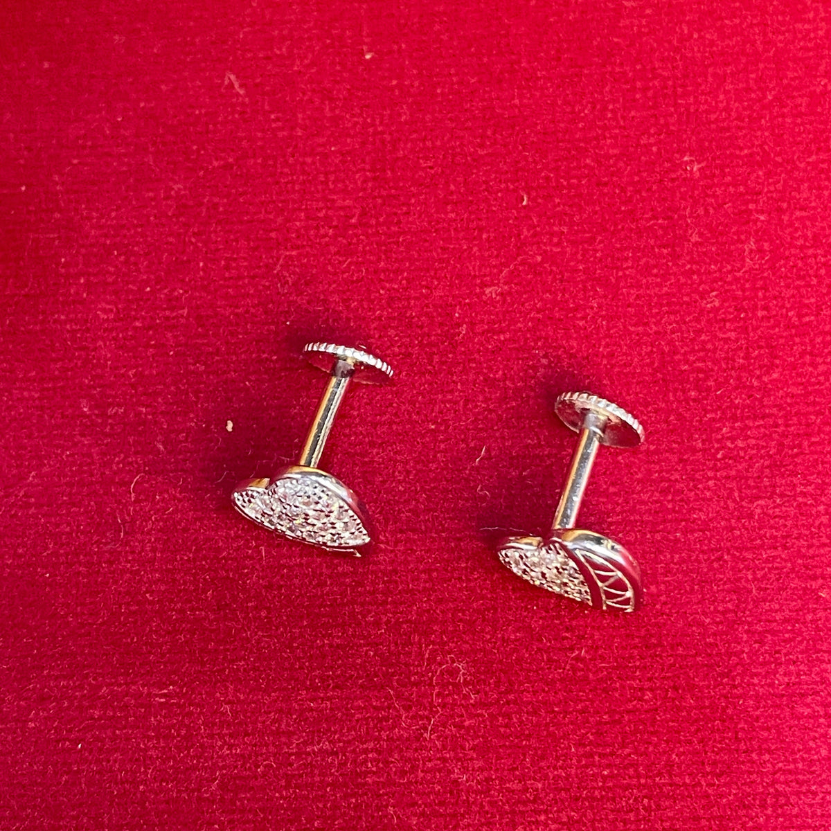 92.5 Silver Heart Earrings for Women | Elegant Love Design | Stylish Jewellery pair
