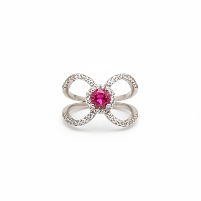 92.5 Silver Classy Ring for Women Size 11 | Elegant Minimal Design | Premium Daily Wear Jewellery