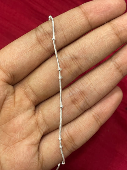92.5 silver classy ball chain 18 inches