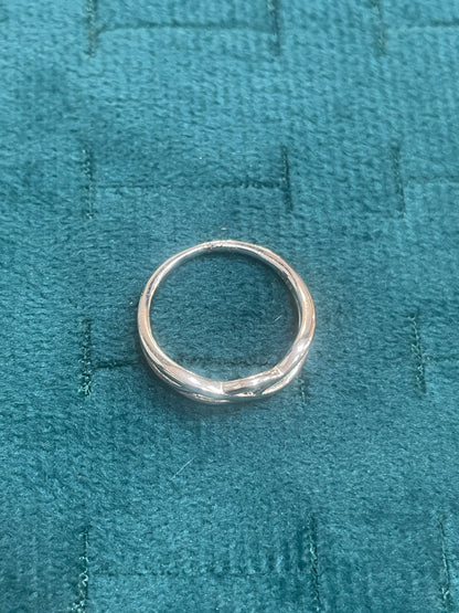 92.5 Silver Simple Ring for Women Size 10 | Stylish Clean Design | Elegant Fashion Jewellery