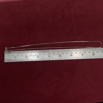 92.5 Sterling Silver Snake Chain - 18 inches
