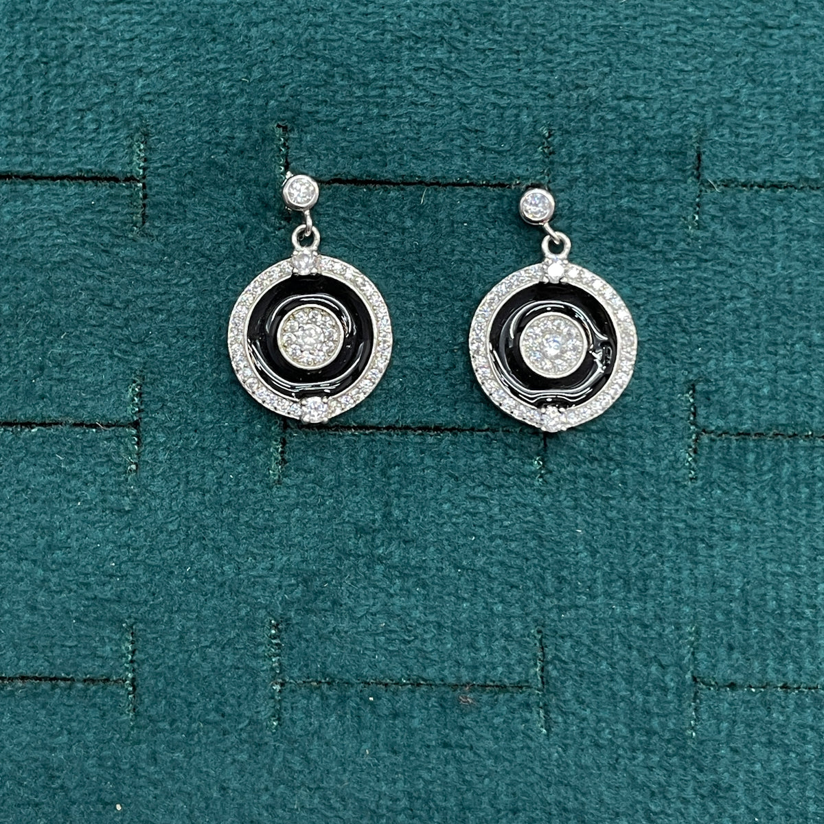 92.5 Silver Stylish Hanging Earrings for Women | Elegant Dangle Design | Modern Jewellery pair