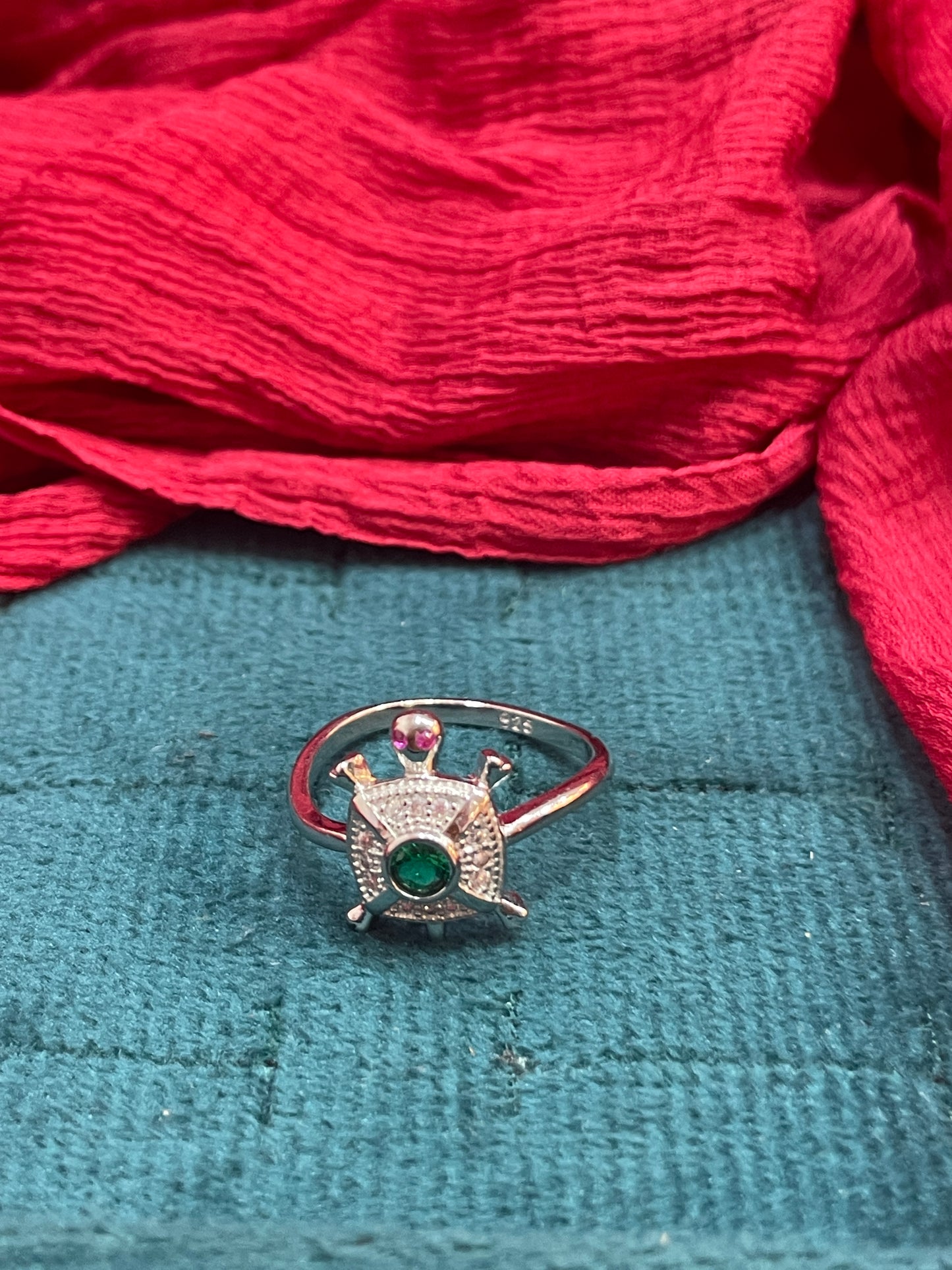 92.5 Silver ring size 16