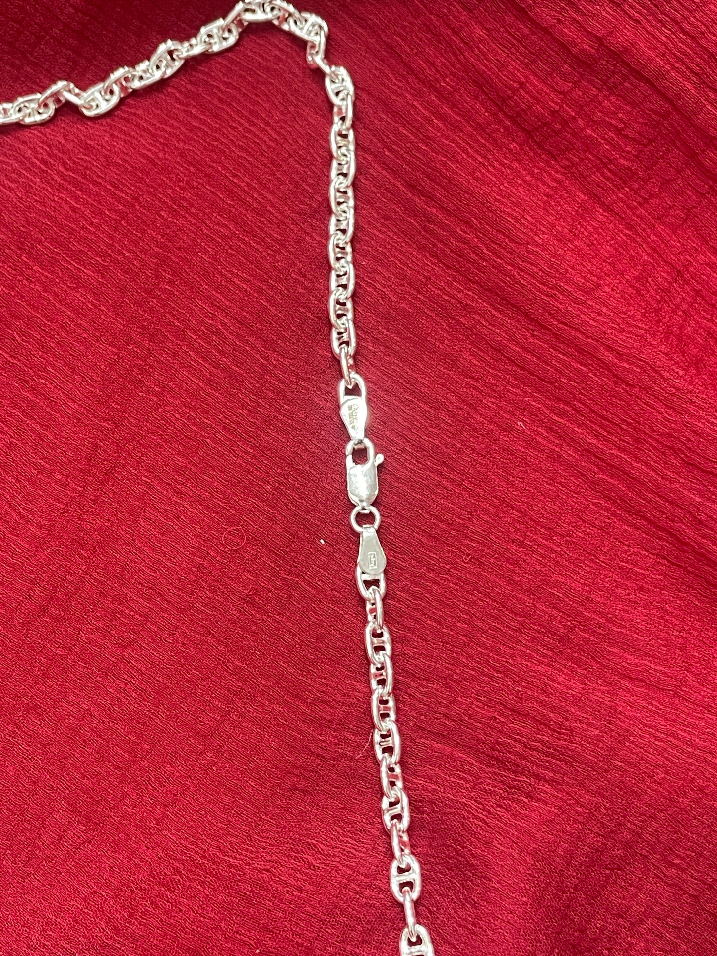 92.5 silver link chain 20 inches