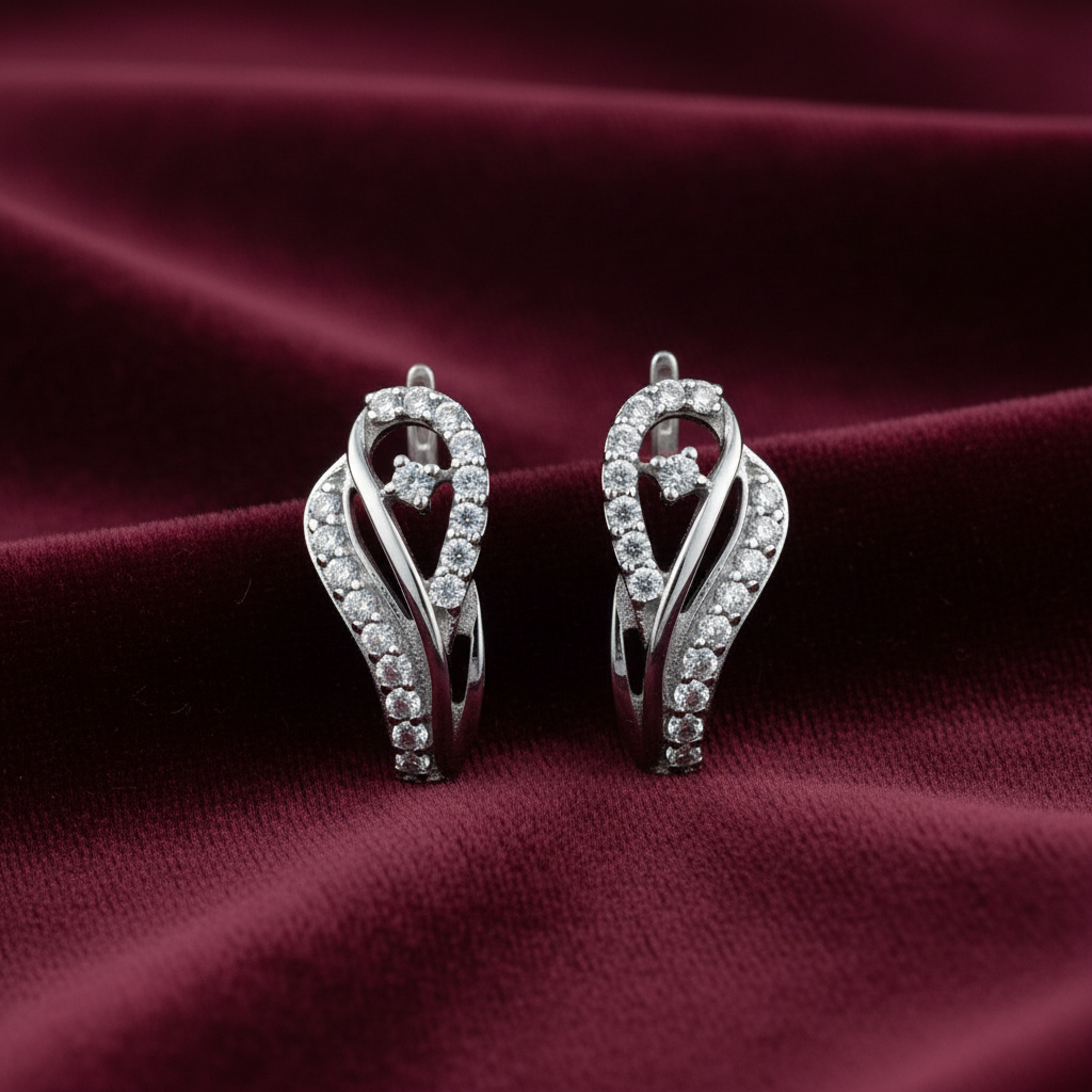 92.5 silver earrings 