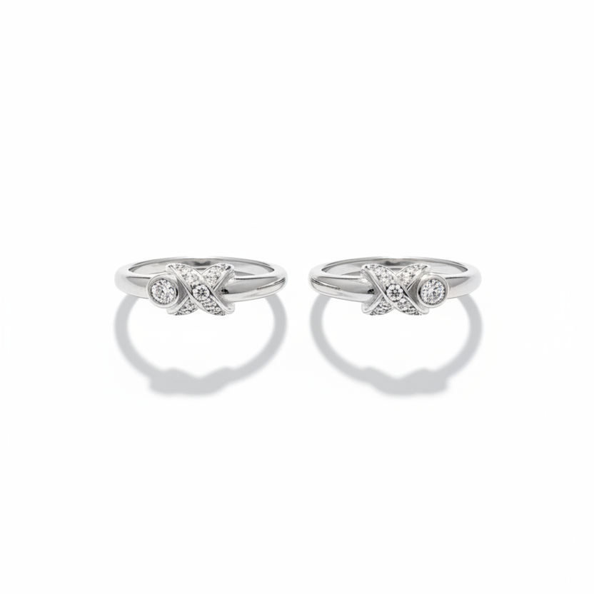 92.5 Silver Fish Toe Rings | Stylish Symbolic Design | Jewellery