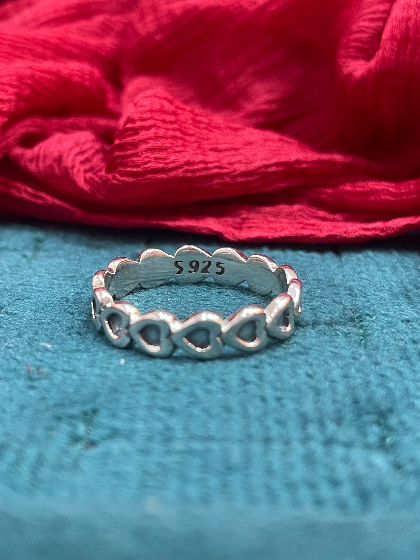 92.5 Silver ring size 15