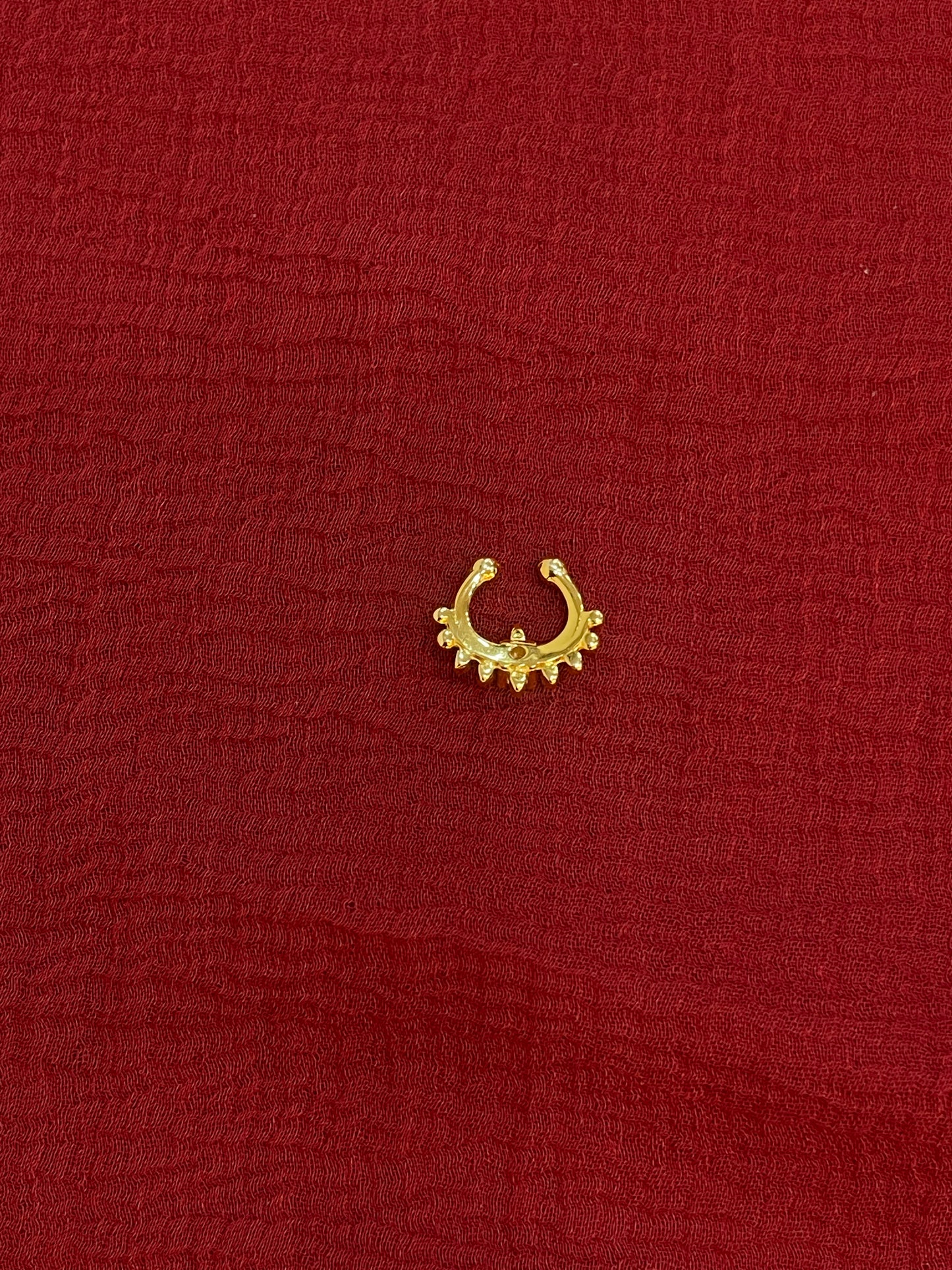 92.5 Silver Gold Plated Trendy Septum