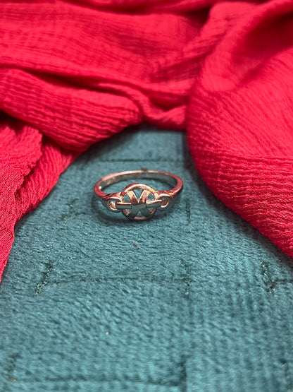 92.5 Silver Simple Ring for Women Size 9 | Minimal Clean Design | Elegant Fashion Jewellery