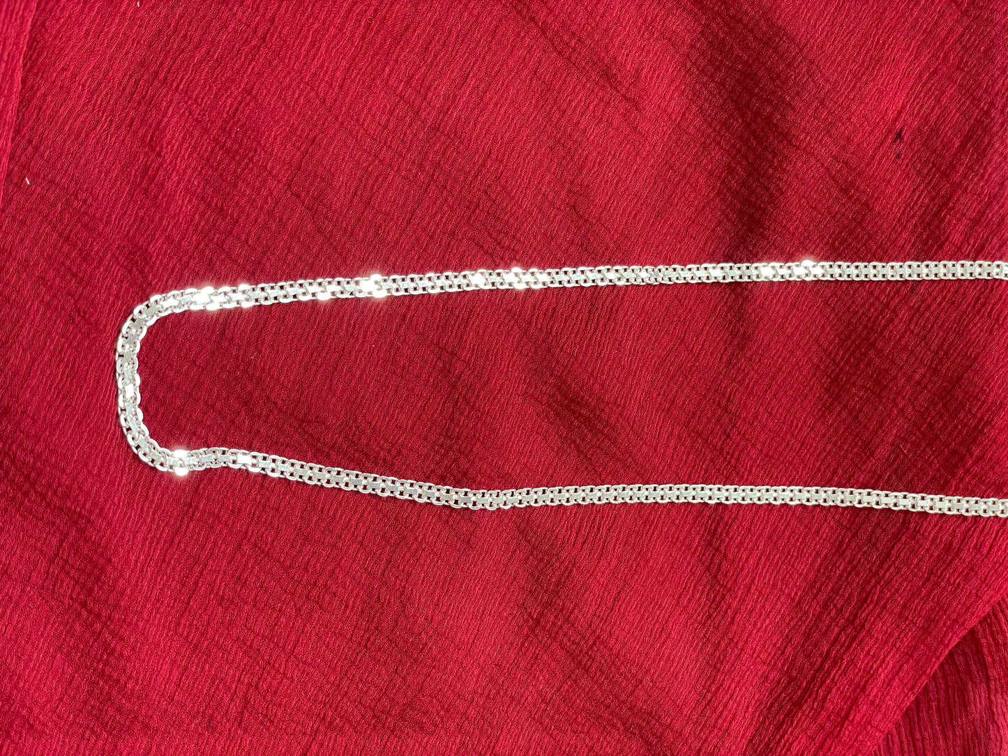 92.5 silver Cuban chain 20 inches