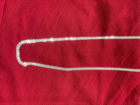 92.5 silver Cuban chain 20 inches