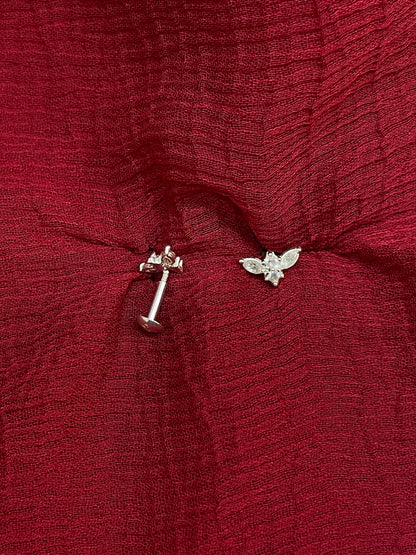 925 Silver bat studs