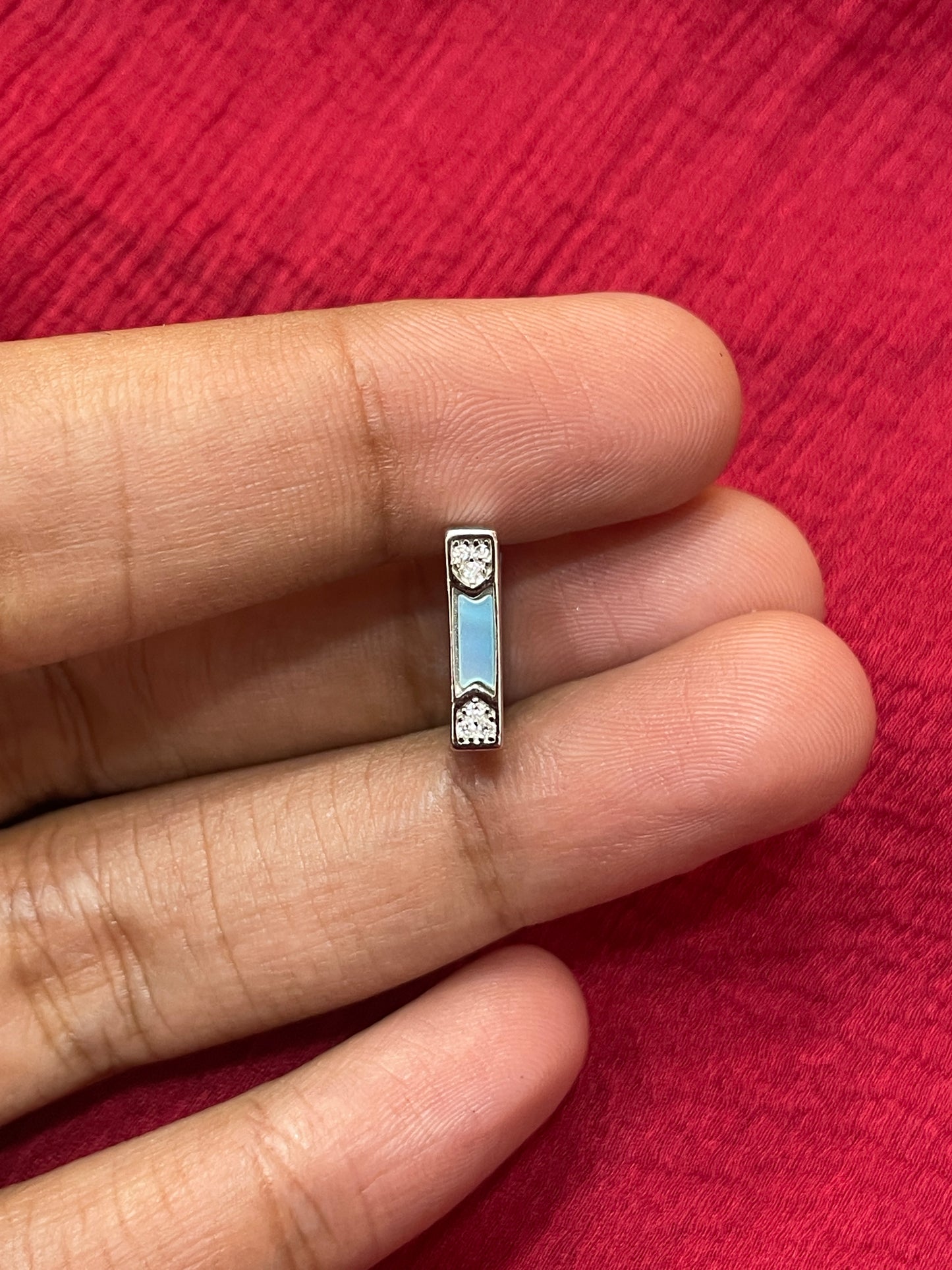 92.5 Silver Square Bali Earrings for Women | Minimal Hoop Design | Elegant Jewellery