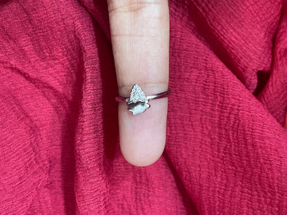 92.5 Silver Ice Cream Kids Ring | Stylish Adjustable Baby Ring for Girls & Boys | Cute Playful Design
