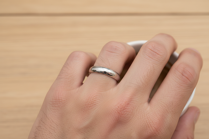 92.5 Silver Plain Men’s Ring | Stylish Clean Design | Elegant Jewellery