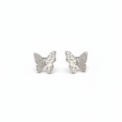 925 Silver Butterfly Studs