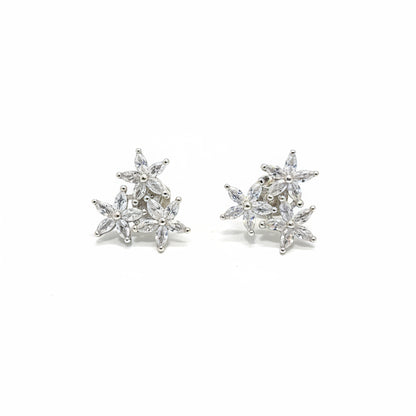 92.5 Silver Star Earrings | Stylish Trendy Design | Elegant Jewellery