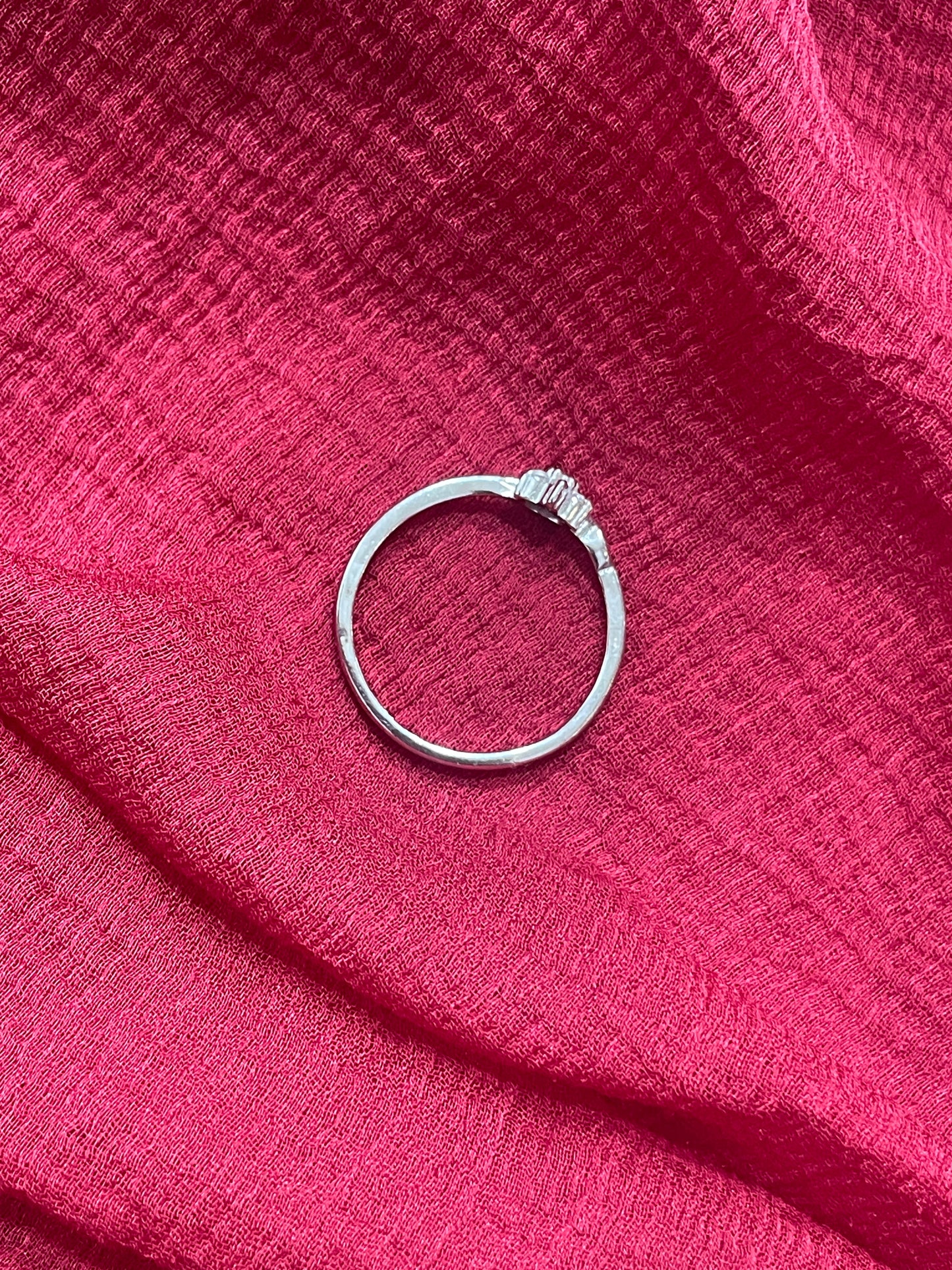 92.5 Silver Flower Ring for Women Size 15 | Elegant Floral Daily Wear Jewellery