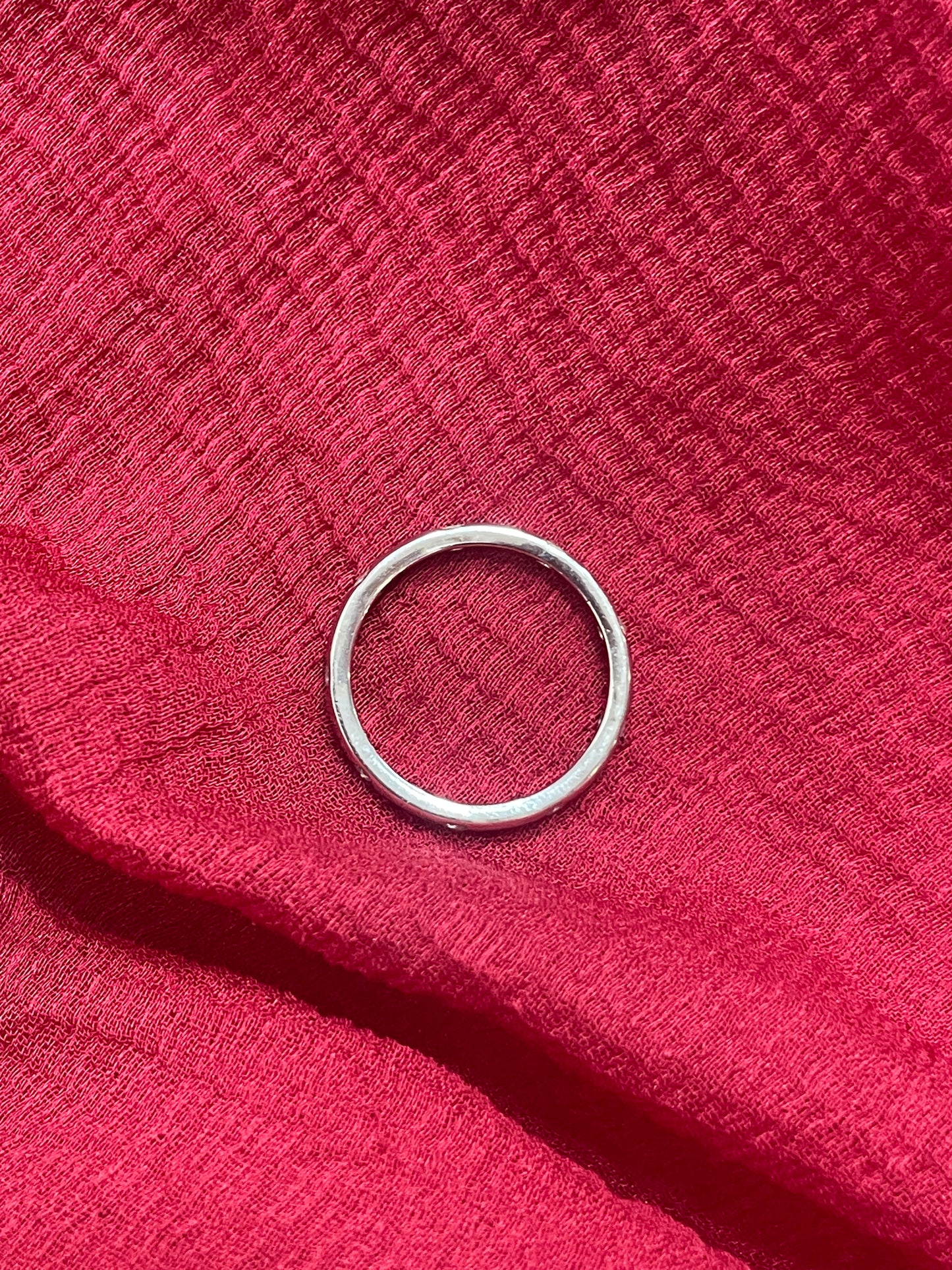 92.5 Silver Simple Ring for Women Size 10 | Minimal Elegant Daily Wear Jewellery