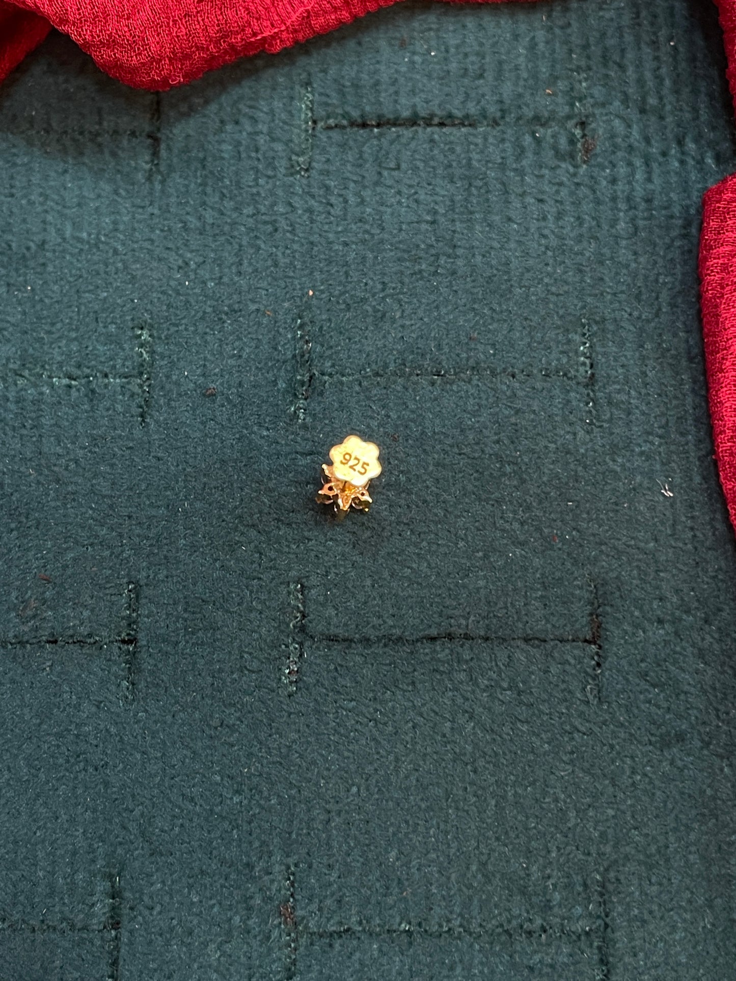 925 SIlver Gold Plated Flower Nosepin