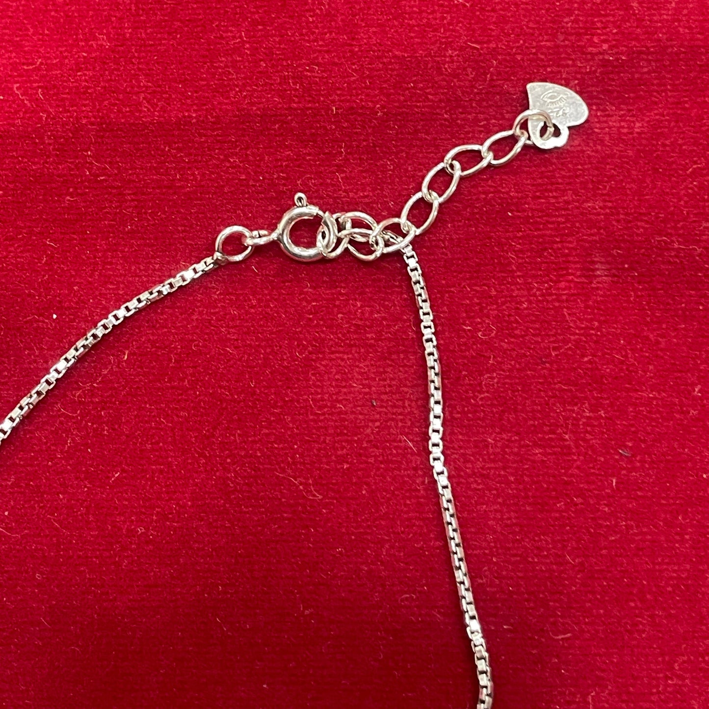 92.5 Sterling Silver Anklet for Women | Lotus Charm Box Chain with Ball Accents